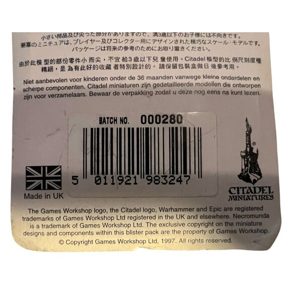 Warhammer Epic 40,000 Fighta Bomberz Components Kit, Games Workshop ©1997 Sealed - Picture 6 of 6